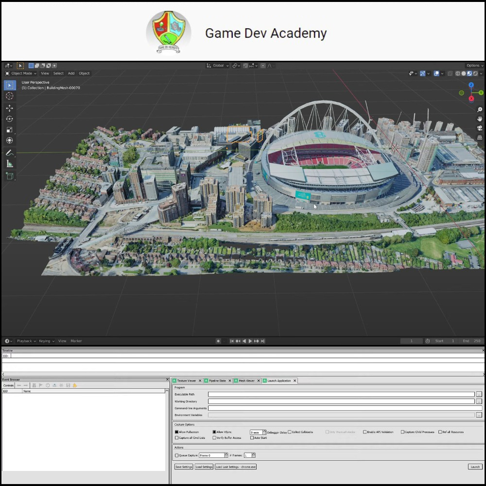 Game Dev Academy - Download 3D models from Google Maps & use them in your scene