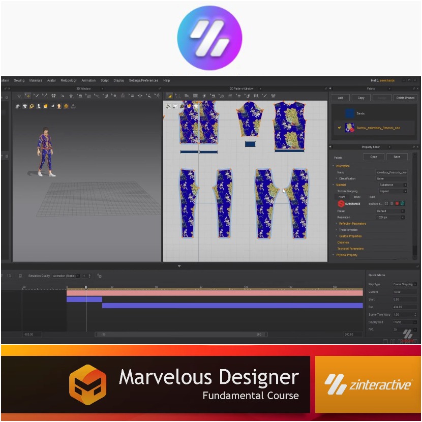 Zinteractive - Getting started with Marvelous Designer